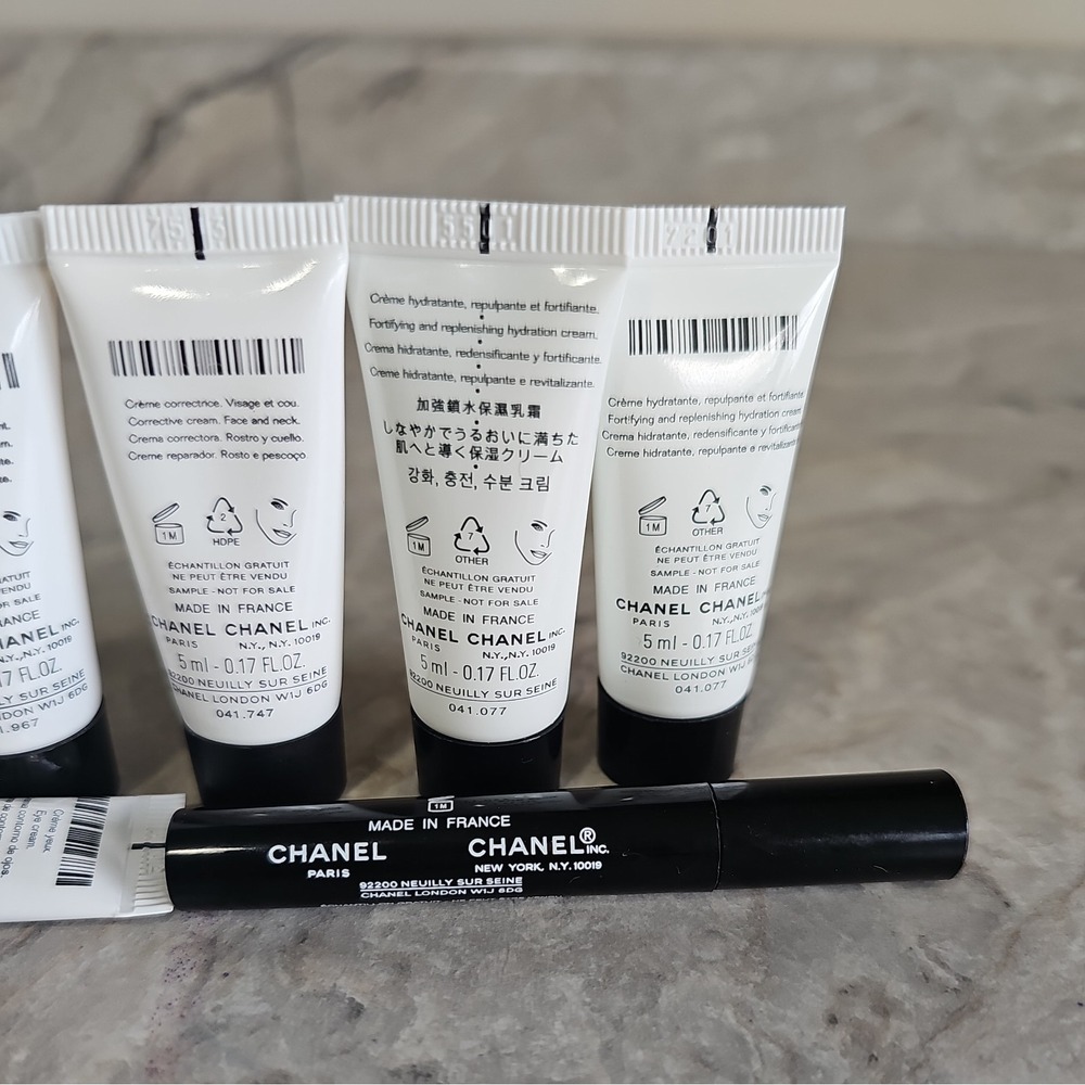 CHANEL 8pc Set-Le Lift Crème+Serum+Hydra Beauty Micro Crème+Lash Primer+Remover - Picture 6 of 6